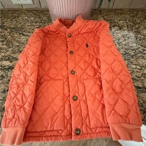 Polo by Ralph Lauren Kids Orange Quilted Puffer Jacket